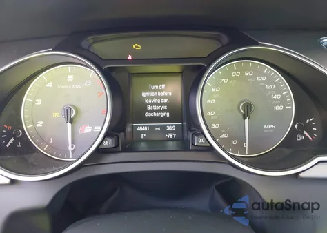 2014 Audi S5 3.0T Premium Plus from USA, damaged, VIN WAUCGAFH0EN008022